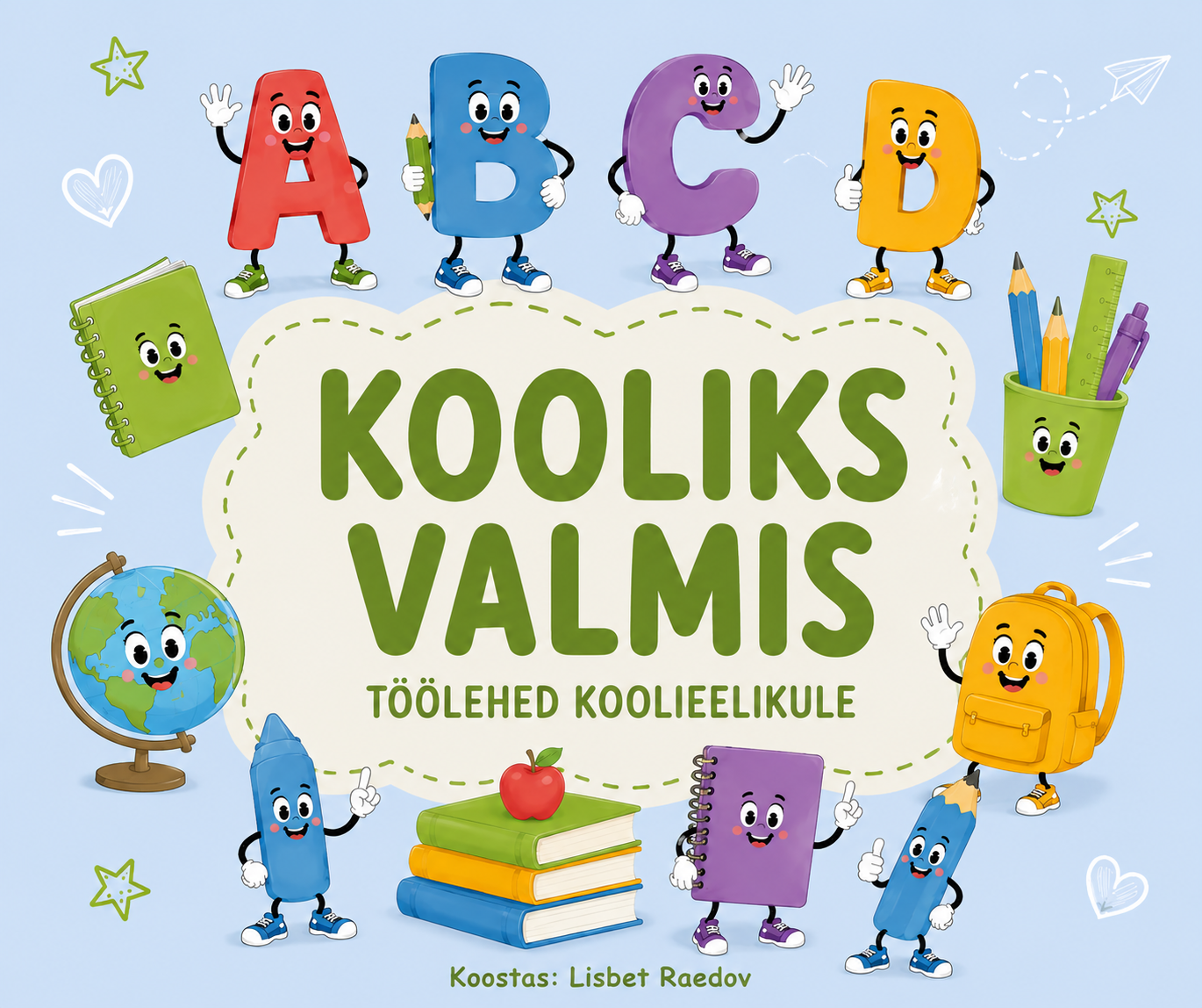 Kooliks valmis töölehed koolieelikule – näidis